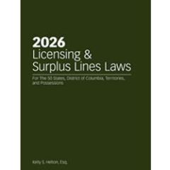 2026 Licensing & Surplus Lines Laws
