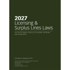 2027 Licensing & Surplus Lines Laws