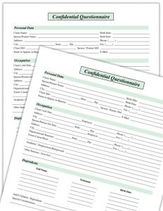 OCS Fact Forms Confidential Questionnaire