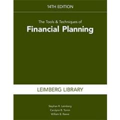 The Tools & Techniques of Financial Planning, 14th Edition